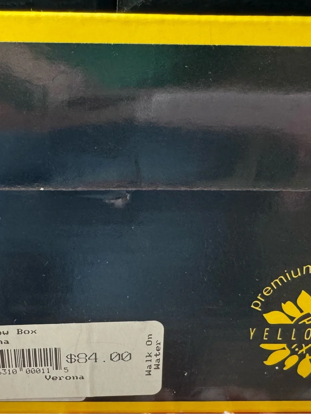 Yellow Box Black Jeweled Thong Sandals - Picture 5 of 5